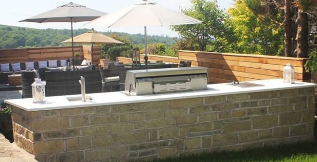 Brick Outdoor Kitchens in Lane End