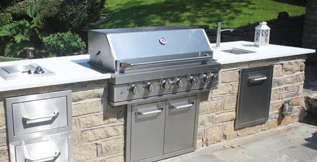 Outdoor Kitchen Area in Eccleston